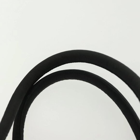 PRADA Hand Bag Nylon Black Silver Auth - Picture 9 of 16